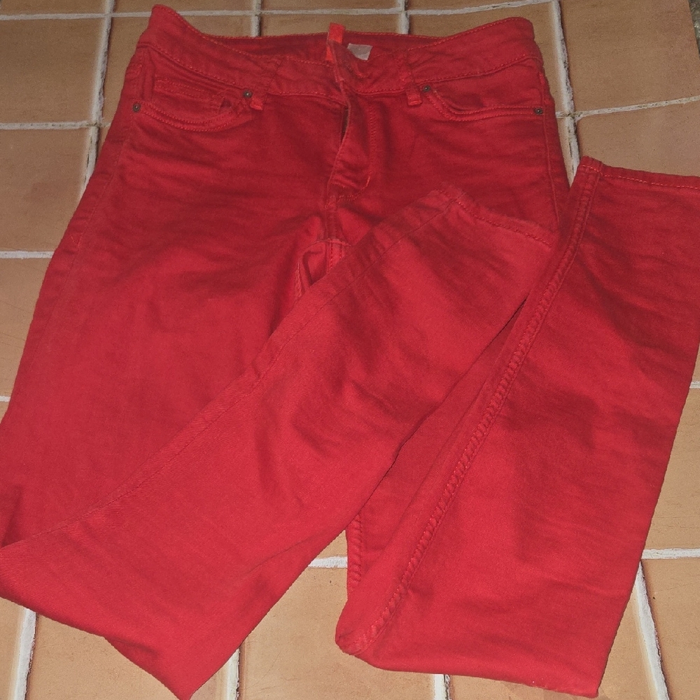 Divided H&M Fiery Red Pants